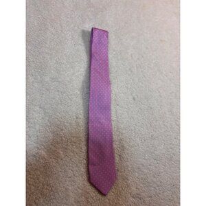 Michael Kors Purple Polka Dot Silk Tie